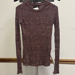 Isabel Marant Burgundy Knit Sweater